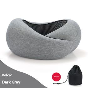 Soft Memory Foam Travel Neck Pillow U Shape Adjustable Support Comfortably Sleeping On Plane Car Office Noon Break