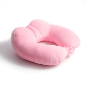 U-shape Pillow Pp Cotton Memory Foam (Option: Pink Pp Cotton-U Pillow)