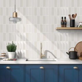 10pcs Classic Wall Stickers, New Launch, 10inch*10inch, Olive Green Striped Wall Stickers, Suitable For Kitchen, Bedrothroom Walls, Home Renovati (Option: 1)