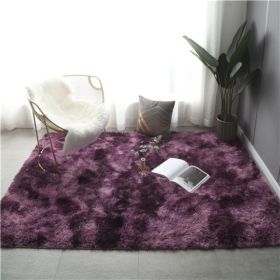 Plush Girl's Room With Tatami Mats Beside The Bed (Option: Deep purple-120x200cm)